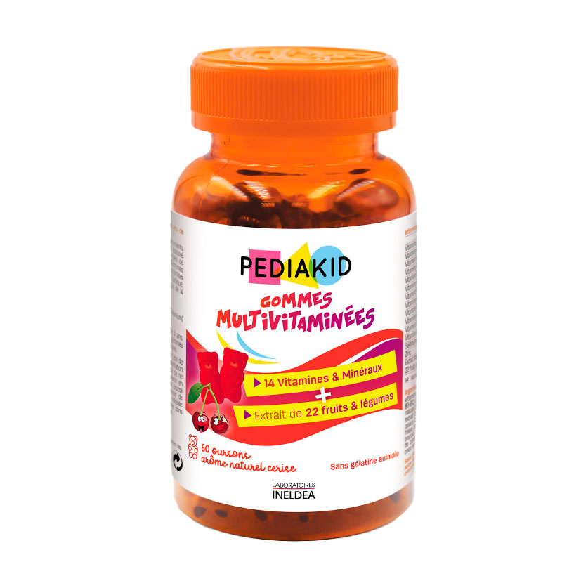 Мультивітаміни для дітей Pediakid Multivitamin, 60 жувальних цукерок